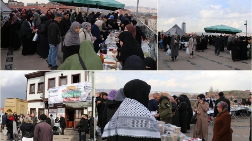 Gazze'deki zulümlere 'dur demek' için Ankaralılar bir araya geldi / Ankara'da Filistin yararına hayır çarşısı ve kermes açıldı