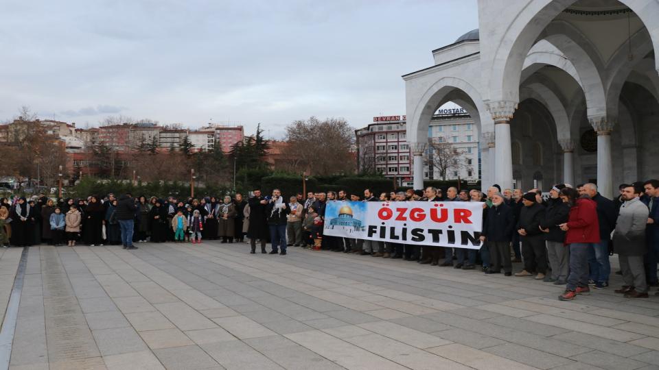 Ankara'da Filistin Dayanışma Platformu,  Özgür Filistin için Yürüyüş Yaptı.. / Ankaralılar "Sizinle İftar, Gazzeli Kardeşlerimizle İftihar Ediyoruz" programında buluştu