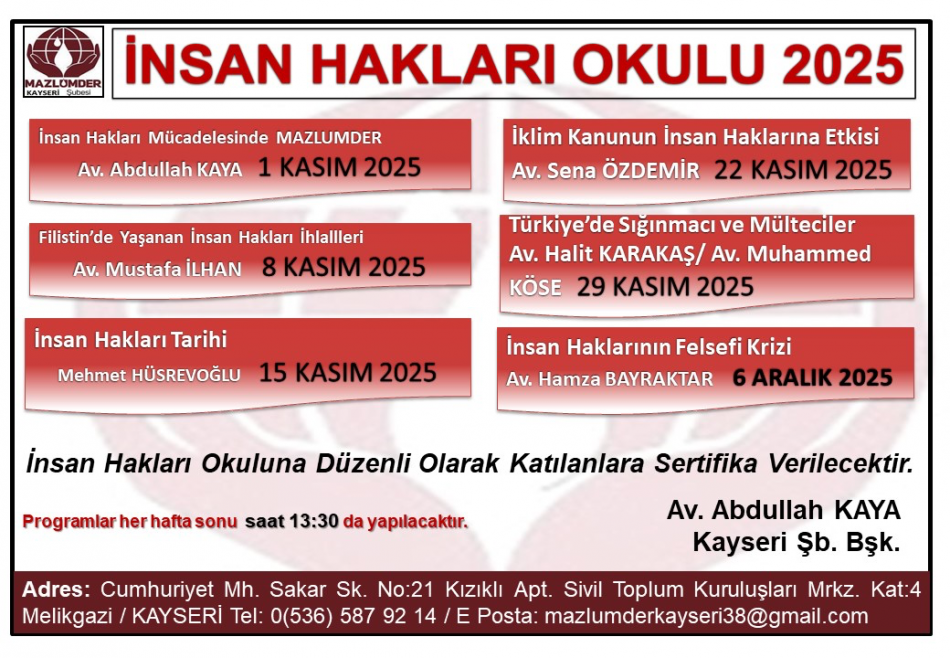 İnsan Hakaları Okulu