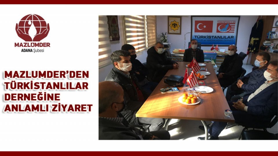 İNSAN HAKLARI VE VİCDANİ SORUMLULUK EĞİTİMİ YAPILDI / MAZLUMDER’DEN TÜRKİSTANLILAR DERNEĞİNE ANLAMLI ZİYARET