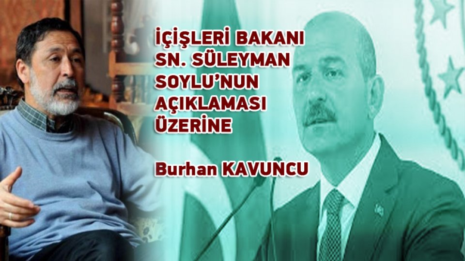 TÜRKİSTANDER Başkanı Kavuncu, Fidan'ın Çin Ziyaretini Değerlendirdi / İÇİŞLERİ BAKANI SN. SÜLEYMAN SOYLU’NUN AÇIKLAMASI ÜZERİNE / Burhan KAVUNCU