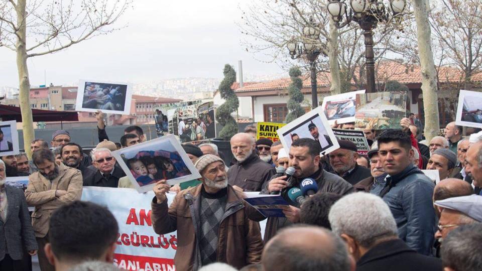 Ankara İnanç Özgürlüğü Platformu'ndan İdlib Saldırısına Protesto!