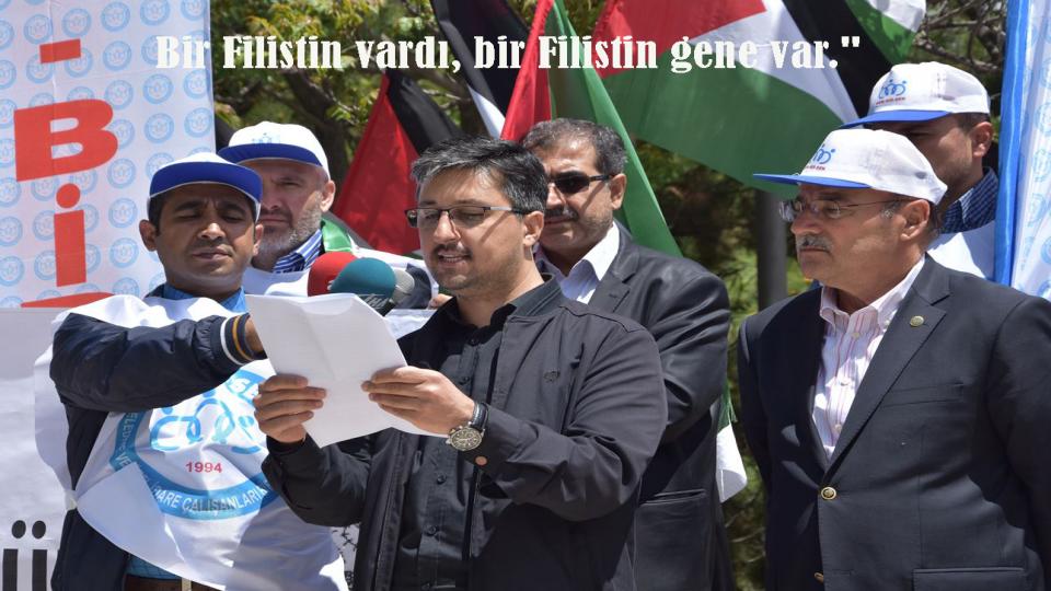 MAZLUMDER'den Nekbe Günü Protestosu