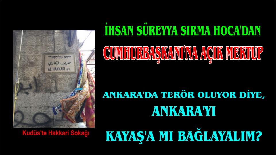 Her Taraf - Türkiyenin habercisi / Prof. Dr. İhsan Süreyya Sırma:  Asayişsizlik, o coğrafyadan değil, o coğrafyada yaşayan insanlardan kaynaklanmaktadır. 