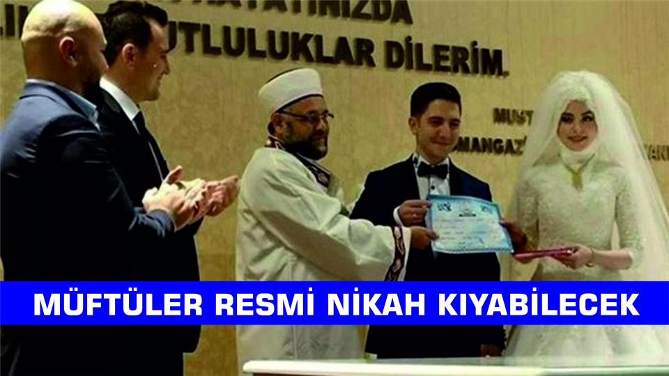 Müftülere nikah kıyma yetkisi veren madde kabul edildi