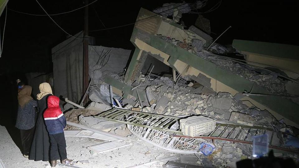 Halepçe'de 7,2 büyüklüğünde deprem