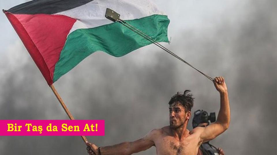 Siyonist Rejim Sembol Fotoğraftaki Filistinli Genci Hedef Aldı