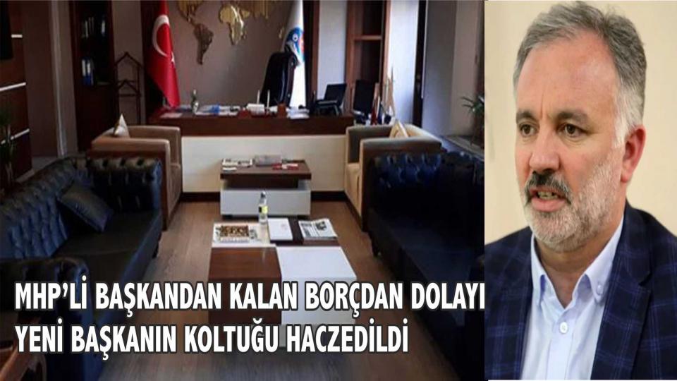 Kars Belediyesi’ne haciz: Ayhan Bilgen'in Koltuğu Haczedildi.