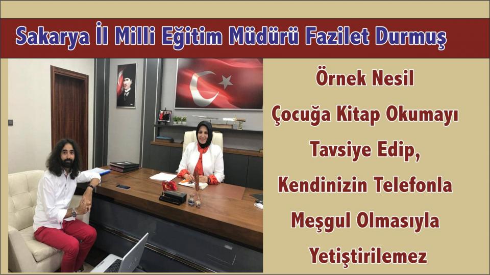 Fazilet Durmuş: Eğitim, erdemli toplum için, şahsiyetli bireyler yetiştirme sanatıdır