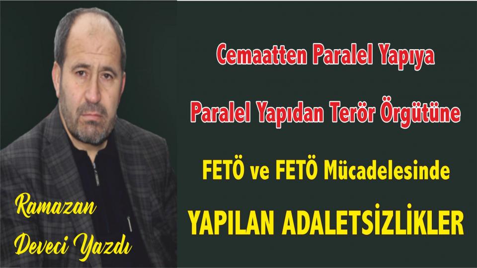Ramazan Deveci:“Kudüs’ün İşgali Müslüman Yüreklerin İşgalidir” / Cemaatten Paralel Yapıya, Paralel Yapıdan Terör Örgütüne FETÖ Ve FETÖ Mücadelesinde Yapılan Adaletsizlikler- Ramazan Deveci
