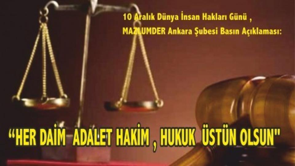 "İnsan Hakları Okulu" Seminerleri Devam Ediyor / "HER DAİM  ADALET HAKİM , HUKUK  ÜSTÜN OLSUN"