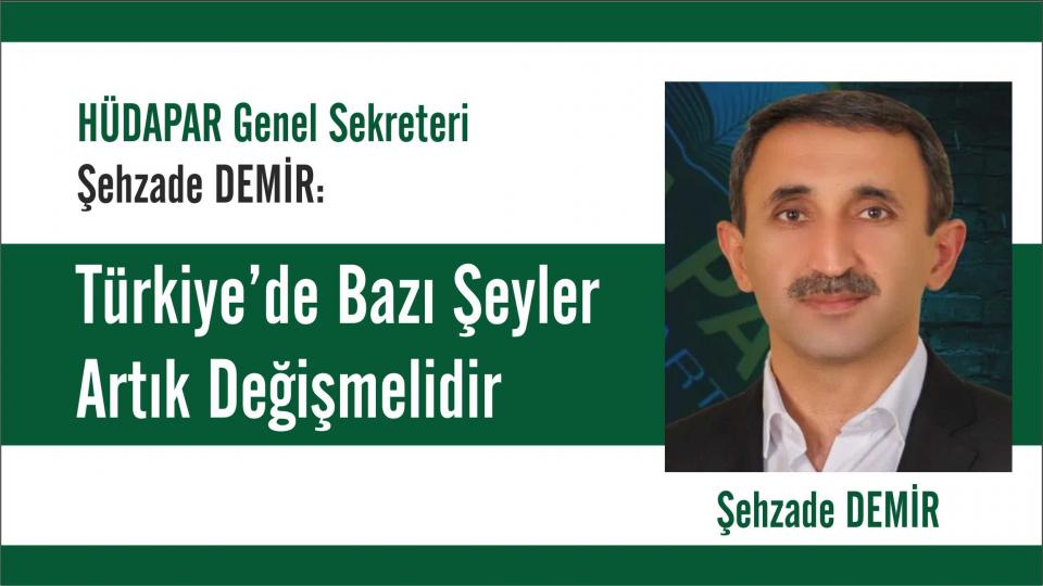 ŞEHZADE DEMİR / Çarşı Pazar Cayır Cayır / HÜDAPAR Genel Sekreteri Şehzade Demir: Güvenlikçi Politikaların Terkedilmesi Gerekiyor