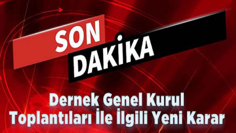 İçişleri Bakanlığı'ndan yeni genelge: STK'ların faliyetleri 3 ay daha ertelendi
