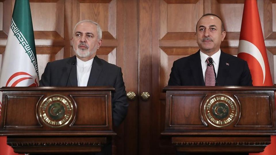 Cevad Zarif Türkiye'de! Çavuşoğlu ile ortak basın açıklaması