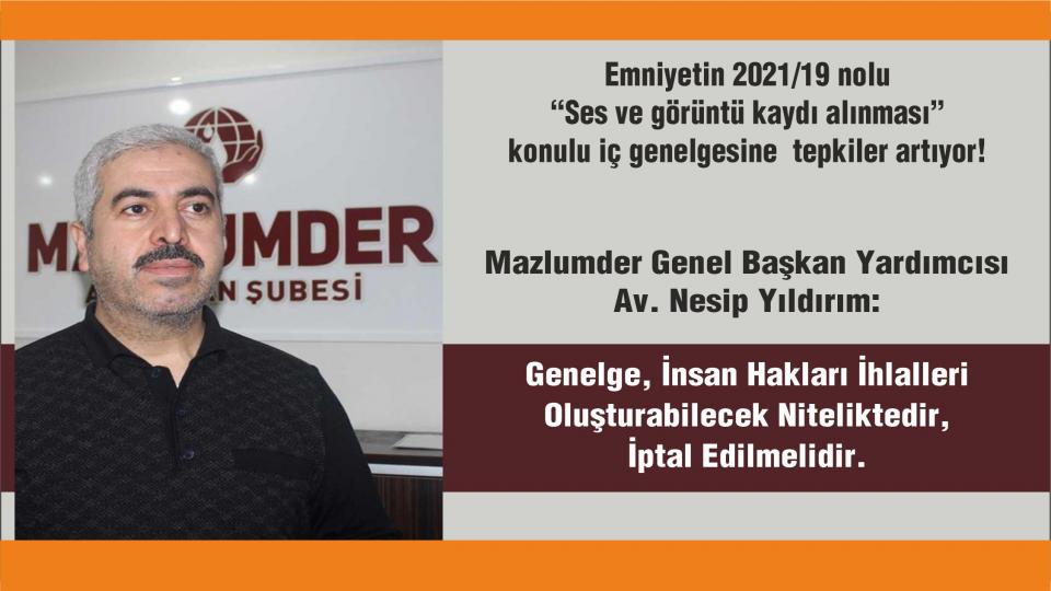 MAZLUMDER Ankara: GÖÇ İDARESİ ANKARA KARARLARI GÖZDEN GEÇİRİLSİN / Mazlumder Gn.Bşk. Yrd. Yıldırım:Kolluk Mensupları Daha Fazla Hesap Verebilir Olması için Bu Genelge Kaldırılmalıdır