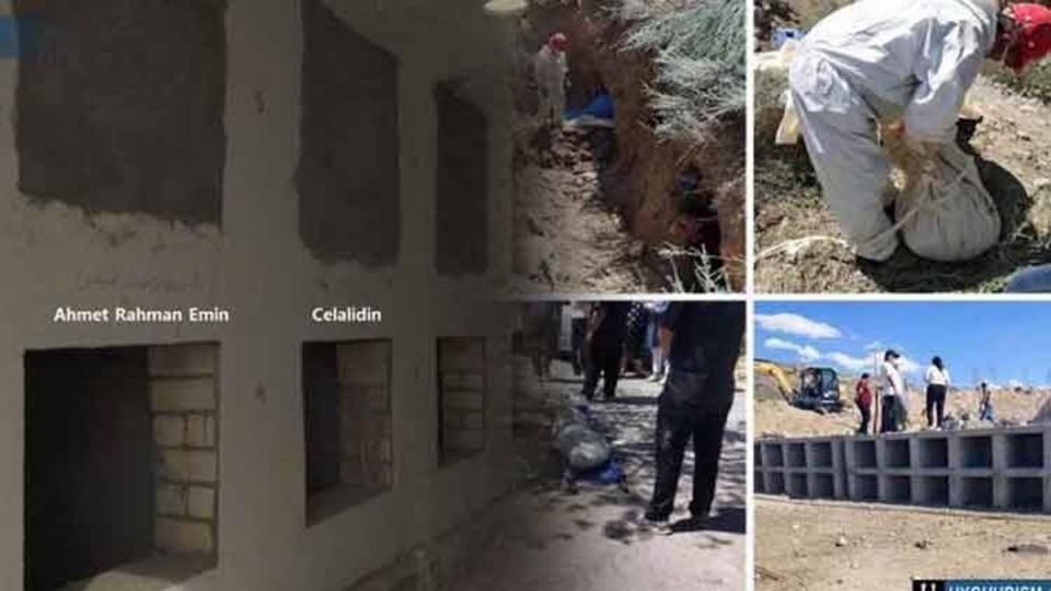 Çin zulmü 'ölülere' uzandı