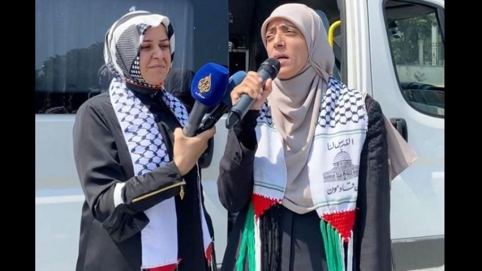 Kudüs muhafızı Hatice Uveys Türkiye'de konuştu