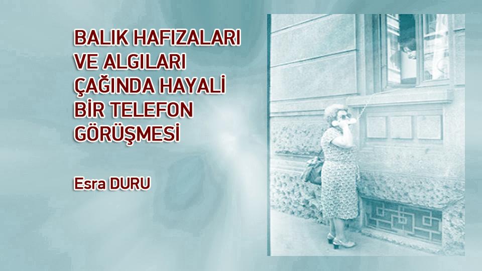 SON FRANKENSTEİN UYARLAMASINA ALT METİNLERİNDEN BİR BAKIŞ|ESRA DURU / BALIK HAFIZALARI VE ALGILARI ÇAĞINDA HAYALİ BİR TELEFON GÖRÜŞMESİ / Esra DURU