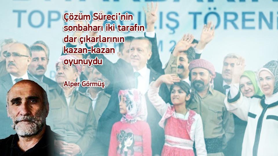 Çözüm Süreci’nin sonbaharı iki tarafın dar çıkarlarının kazan-kazan oyunuydu/Alper Görmüş