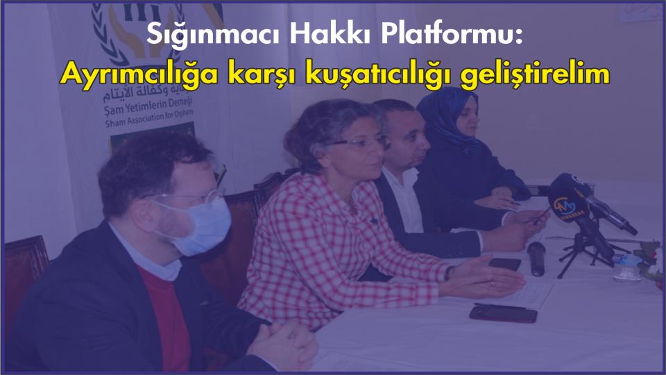 Suriyeli insan hakları savunucusu Ahmed Katie'dan haber alınamıyor / Sığınmacı Hakları Platformu:Ayrımcılığa karşı kuşatıcılığı geliştirelim