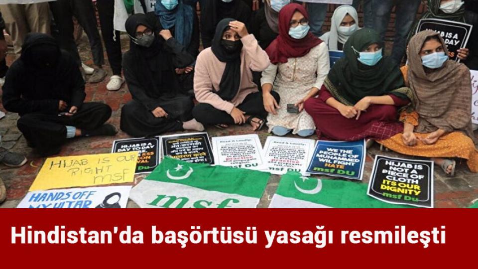 Hindistan'da başörtüsü yasağı resmileşti