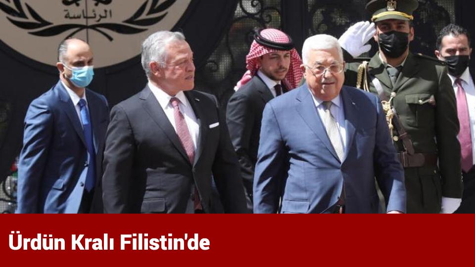 Ürdün Kralı Filistin'de