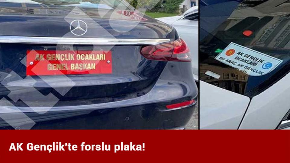 AK Gençlik'te forslu plaka!