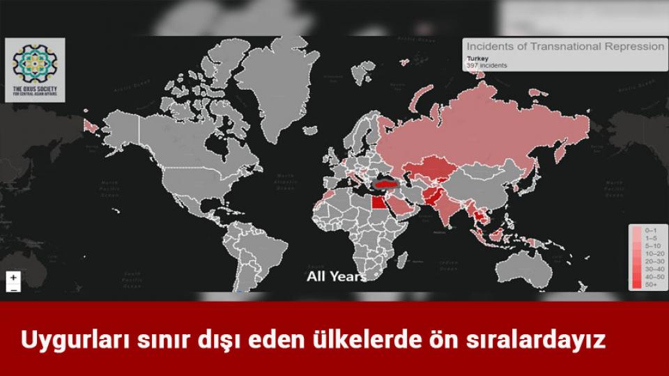 Uygurları sınır dışı eden ülkelerde ön sıralardayız