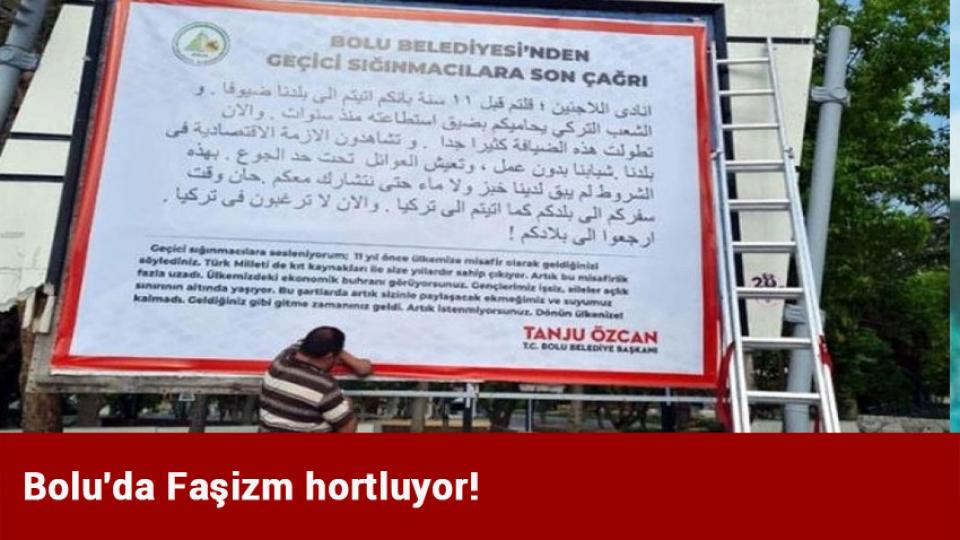 Bolu'da Faşizm hortluyor!