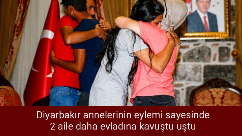 Diyarbakır annelerinin eylemi sayesinde 2 aile daha evladına kavuştu