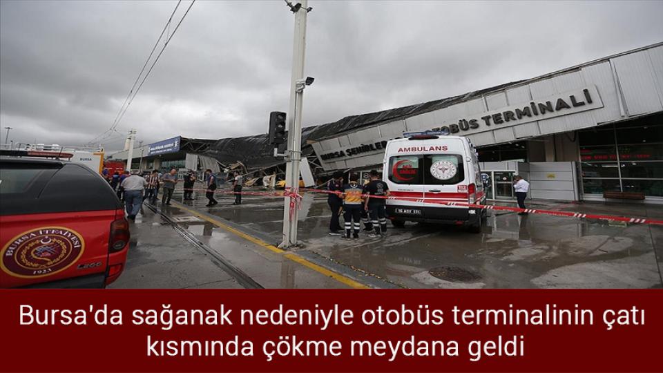 Sığınmacılar Platformu: Gündelik hayatı ve siyaseti hak temelli biçimde dönüştürelim / Bursa'da sağanak nedeniyle otobüs terminalinin çatı kısmında çökme meydana geldi