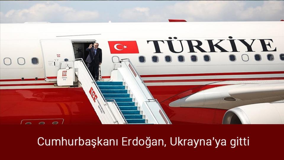 Cumhurbaşkanı Erdoğan, Zelenski ve Guterres arasındaki üçlü zirve sona erdi / Cumhurbaşkanı Erdoğan, Ukrayna'ya gitti