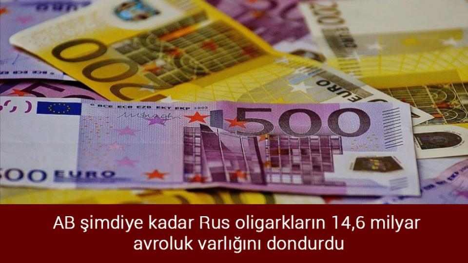 AB şimdiye kadar Rus oligarkların 14,6 milyar avroluk varlığını dondurdu