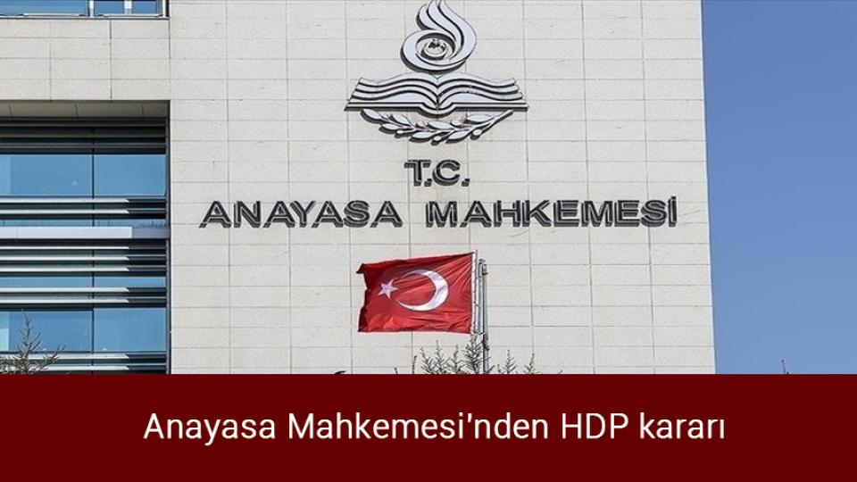 Cumhurbaşkanı Erdoğan: Eğitim öğretimi tamamen ücretsiz sunan bir ülkeyiz / Anayasa Mahkemesi'nden HDP kararı