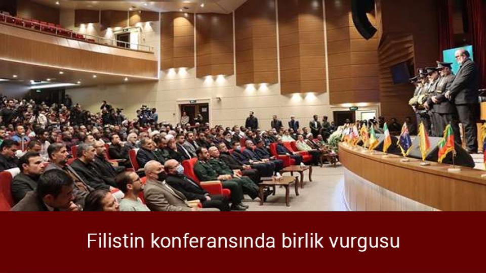 Filistin konferansında birlik vurgusu