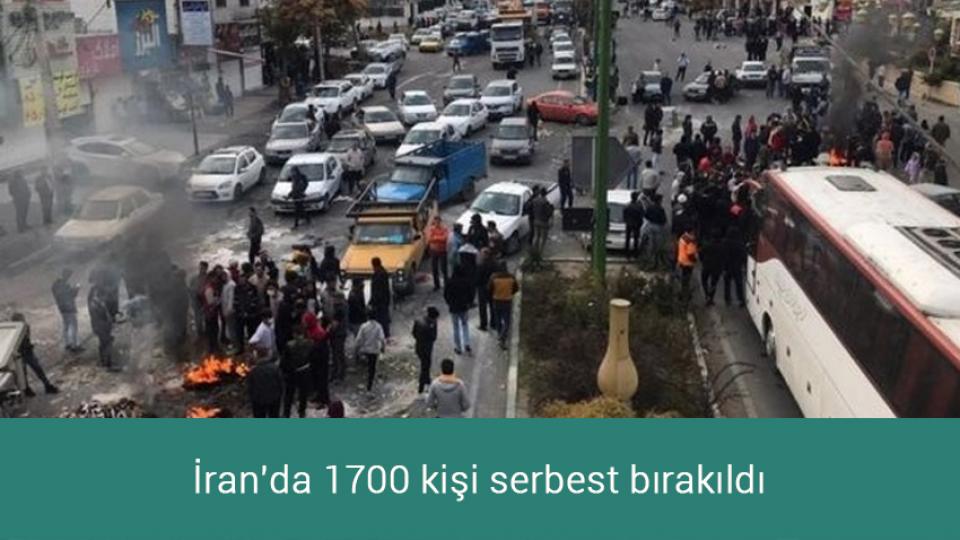 İran'da 1700 kişi serbest bırakıldı