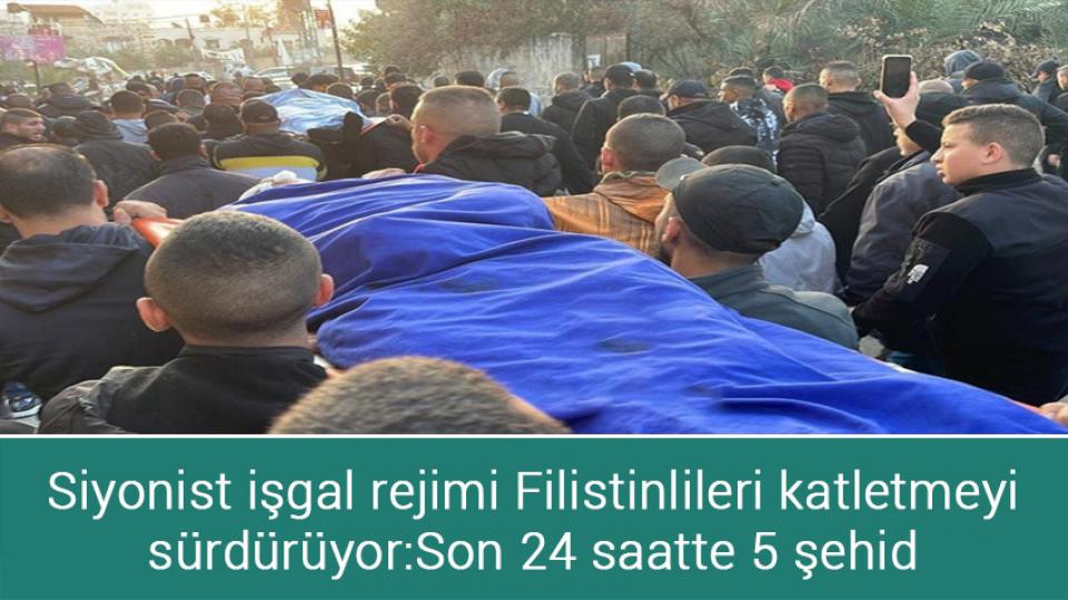 MHP, 'cinsiyet değişikliğinin' yasaklanması için yasa teklifi sunacak / Siyonist işgal rejimi Filistinlileri katletmeyi sürdürüyor: Son 24 saatte 5 şehid