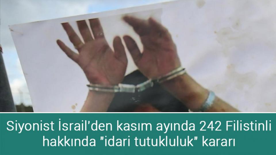 Bakan Kasapoğlu: KYK burs ücretlerinde devrim yapacağız / Siyonist İsrail'den kasım ayında 242 Filistinli hakkında "idari tutukluluk" kararı