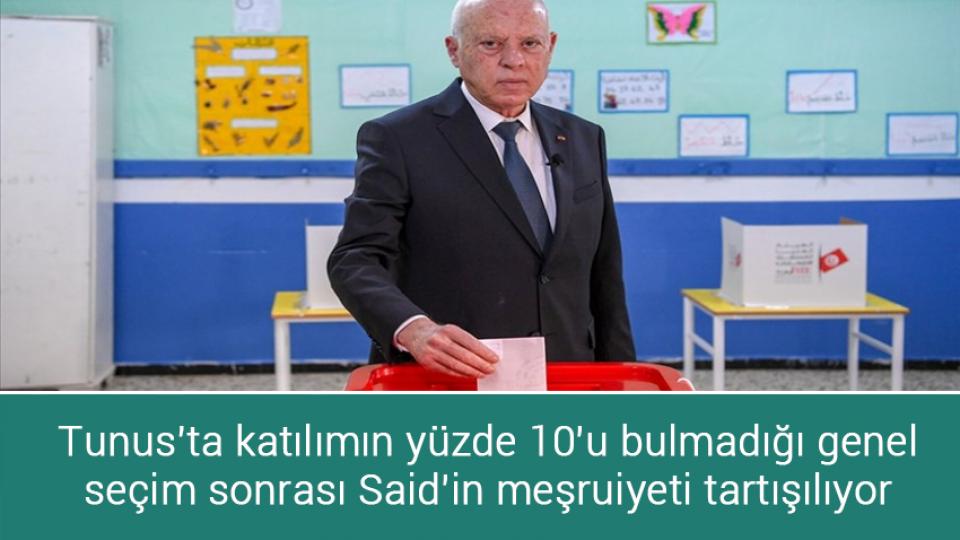 Danimarka TV kanalı, Faslı futbolcularla ilgili "ırkçı yorumu" için özür diledi / Tunus’ta katılımın yüzde 10'u bulmadığı genel seçim sonrası Said'in meşruiyeti tartışılıyor