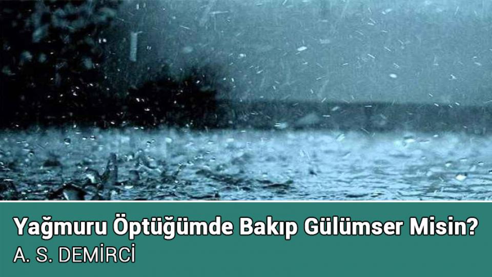 Yağmuru Öptüğümde Bakıp Gülümser Misin? / A. S. DEMİRCİ