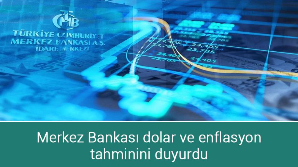 Merkez Bankası dolar ve enflasyon tahminini duyurdu