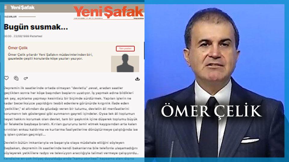 Depremin Düşündürdükleri | HAZIM KORAL / Ömer Çelik 24 Yıl Önce Yazmış