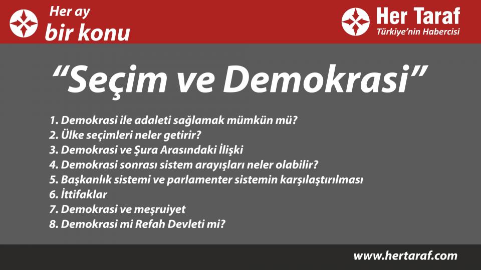 VEDAT KAHYALAR / Olası İran ABD/İsrail savaşı ve Türkiye  / Her ay  bir konu / Seçim ve Demokrasi..