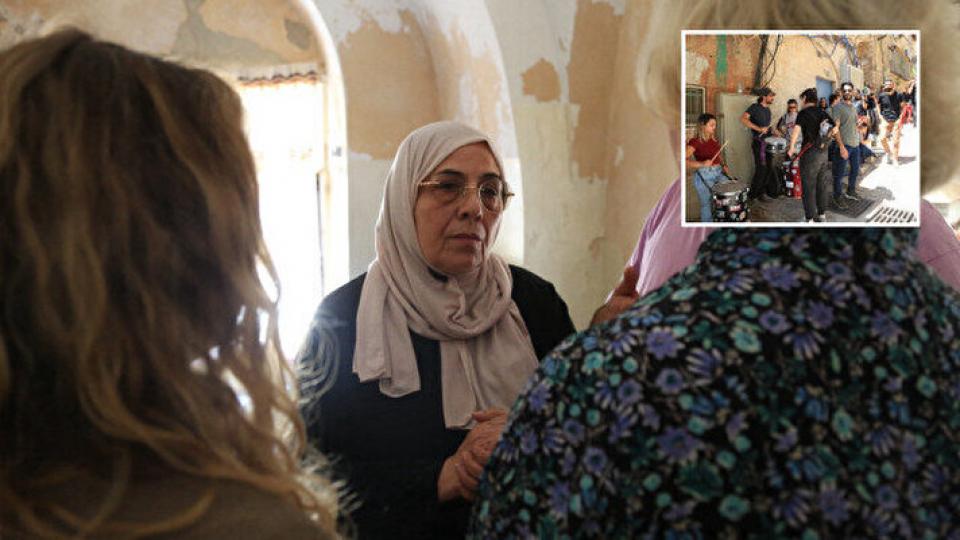 İsrail'in Evden Atma Kararıyla Karşı Karşıya Olan Filistinli Leben Ailesi için Destek Gösterisi