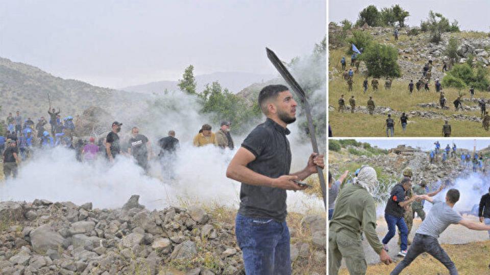 Lübnan Sınırında İsrail Askerleri, Cuma Namazı Kılanlara Gaz Bombasıyla Müdahale Etti