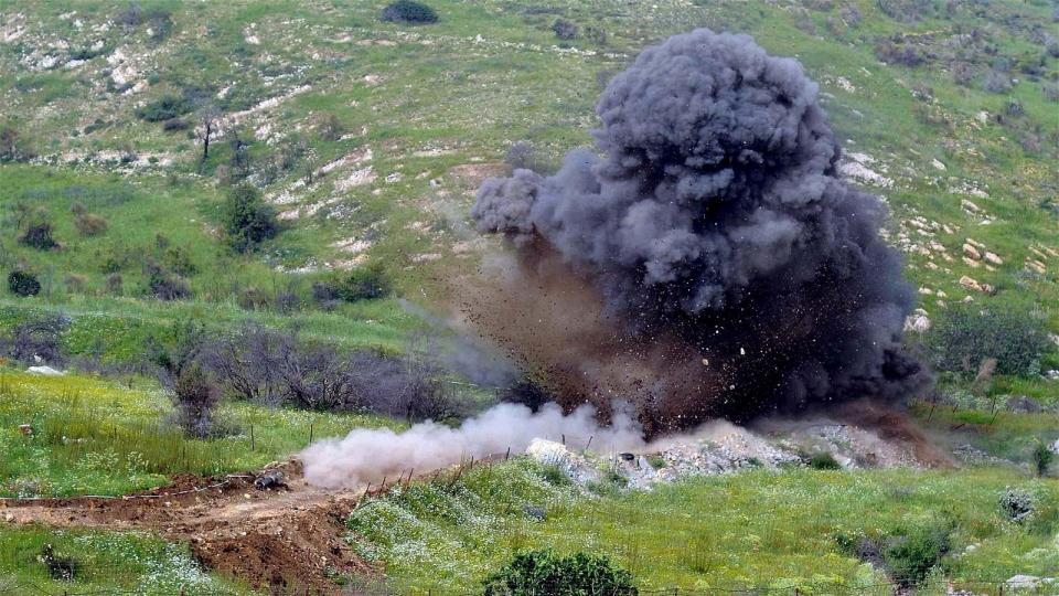 Hocavend'de  Ermenilerin yerleştirdiği mayının patlaması sonucu   Azerbaycan İçişleri Bakanlığı'na bağlı 4  görevli şehit oldu