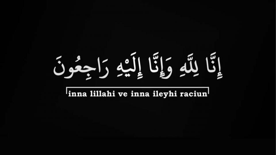 Yazarımız Süleyman Arslantaş'ın Eşi vefat etti..