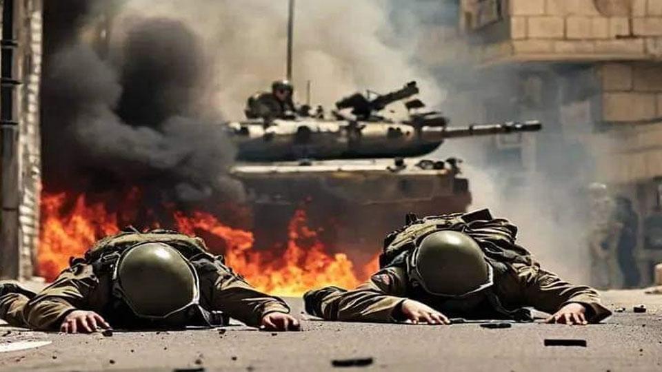 İsrail askerleri Gazze'ye gezmeye gelmişler. HOŞ GELDİNİZ !