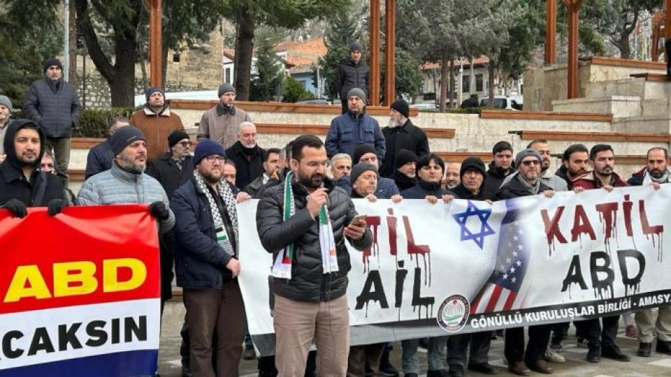 Amasya Gökbir ,Gazze için acil ateşkes çağrısında bulundu