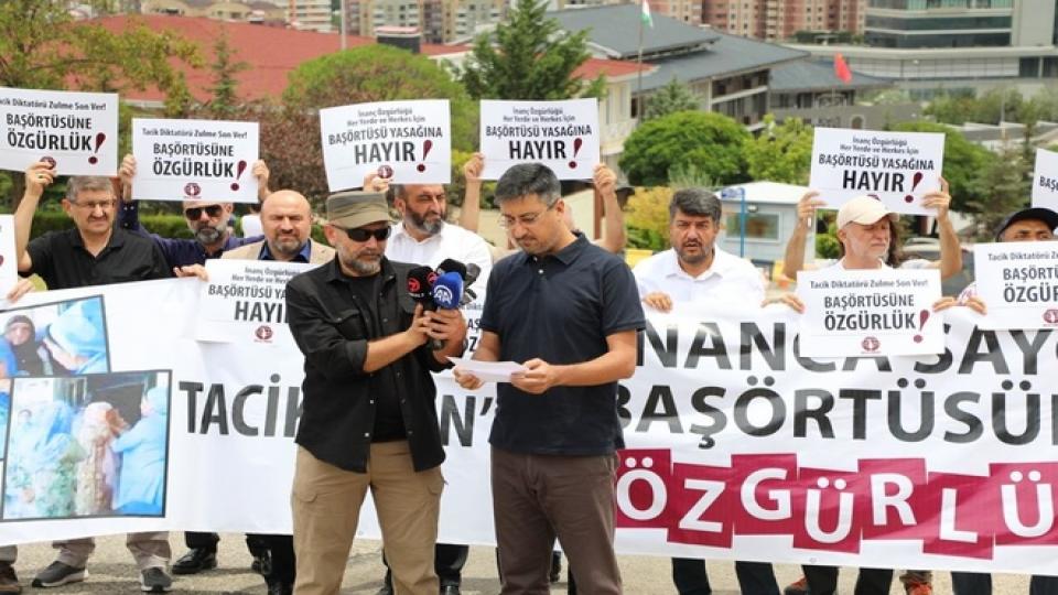 MAZLUMDER'den Bölge Ülkelerine Çağrı: İsrail Saldırganlığına Karşı Harekete Geçin / Mazlumder Ankara ve İstanbul'da Tacikistan'daki başörtüsü yasağı protesto etti